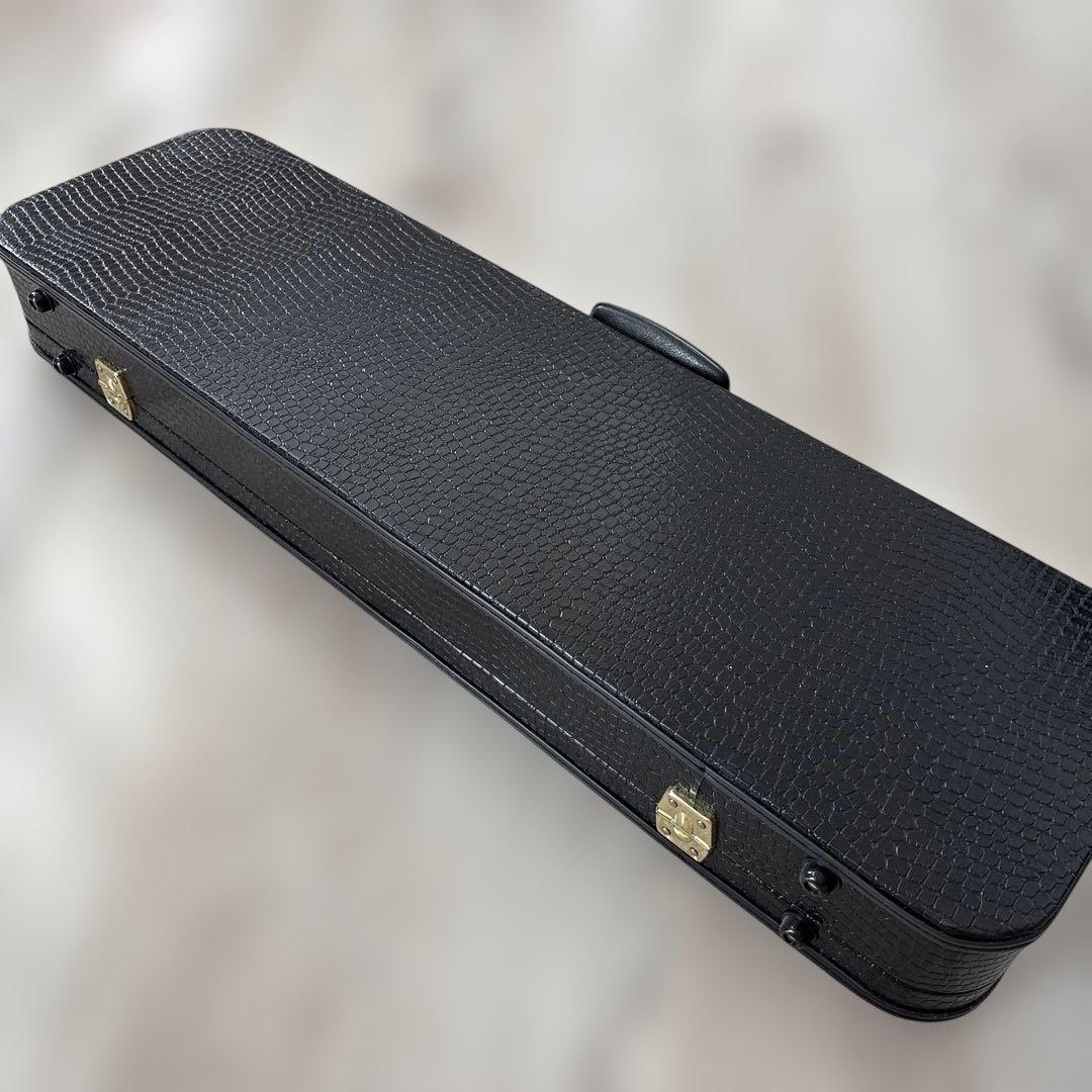 三線本体 黒ケース 赤内装