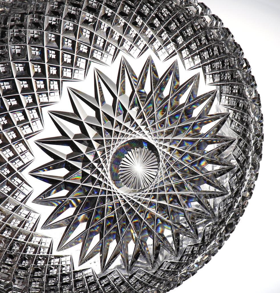 オールド・バカラ 特別注文品 最高級 大型切子鉢 ボウル 春海商店 菓子器 丸鉢