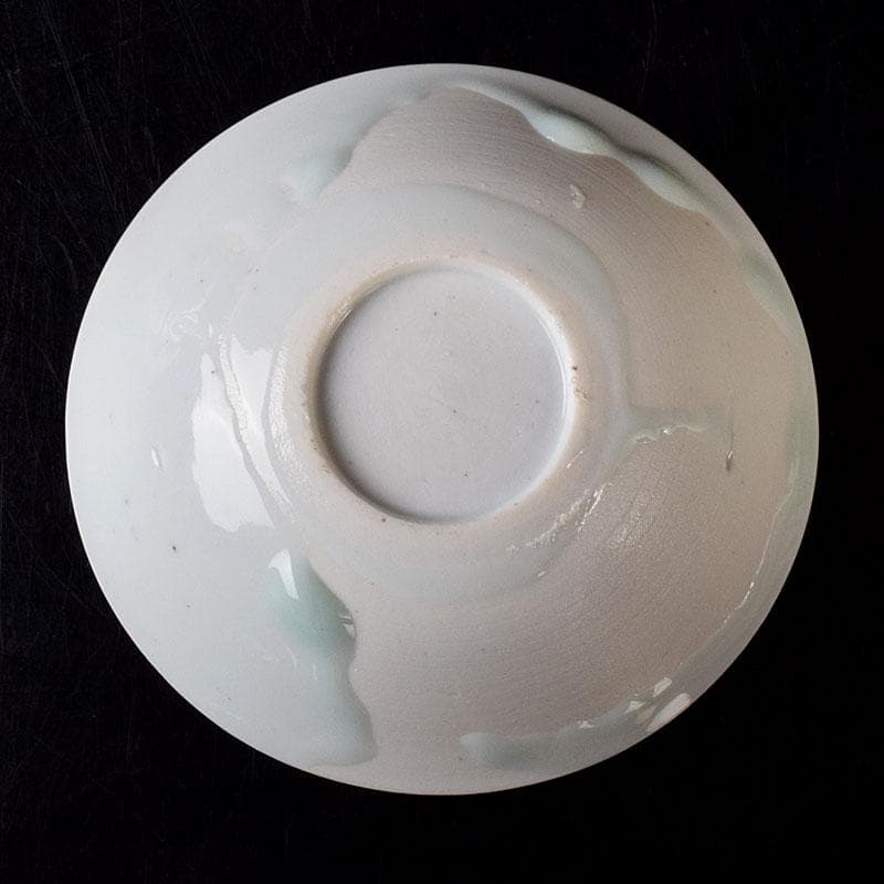 中国　南京染付　神獣文　小皿　豆皿　5客　時代箱付　C　R7810