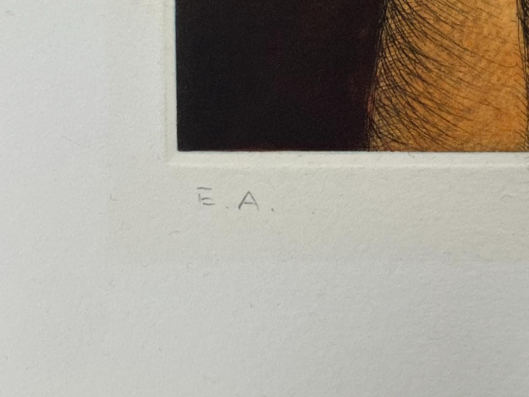 真作 有元利夫「ヰタ・セクスアリス」1980年 エッチング ルーレット 限定50