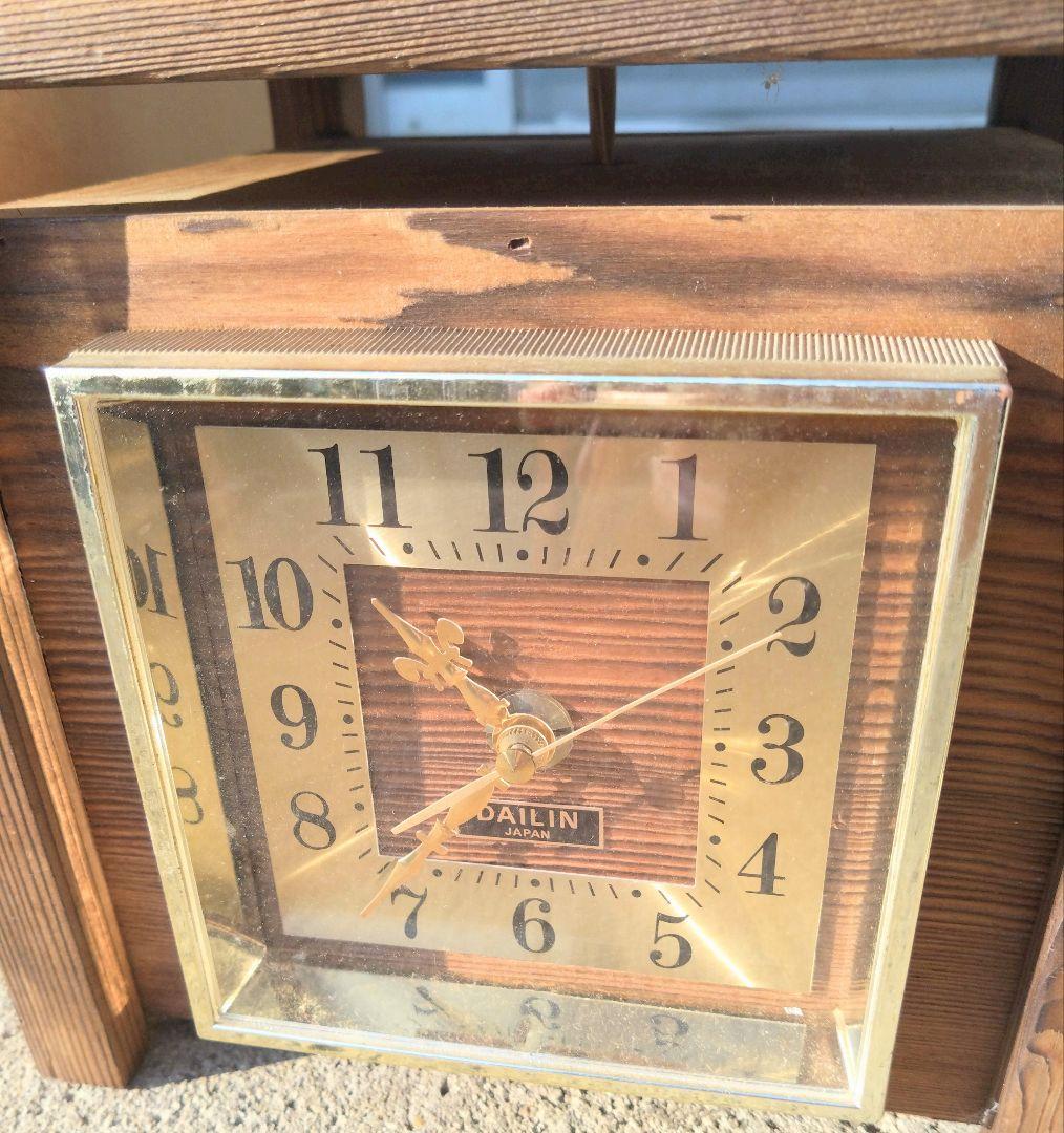 行灯　時計　アンティーク