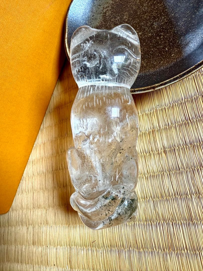 【即購入ok】ヒマラヤ水晶の招き猫｜開運・金運・浄化