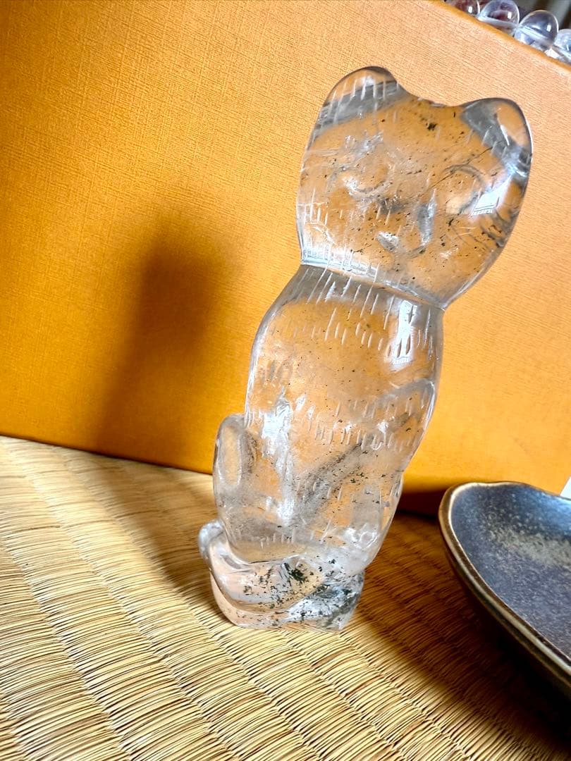 【即購入ok】ヒマラヤ水晶の招き猫｜開運・金運・浄化
