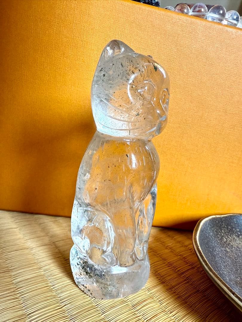 【即購入ok】ヒマラヤ水晶の招き猫｜開運・金運・浄化
