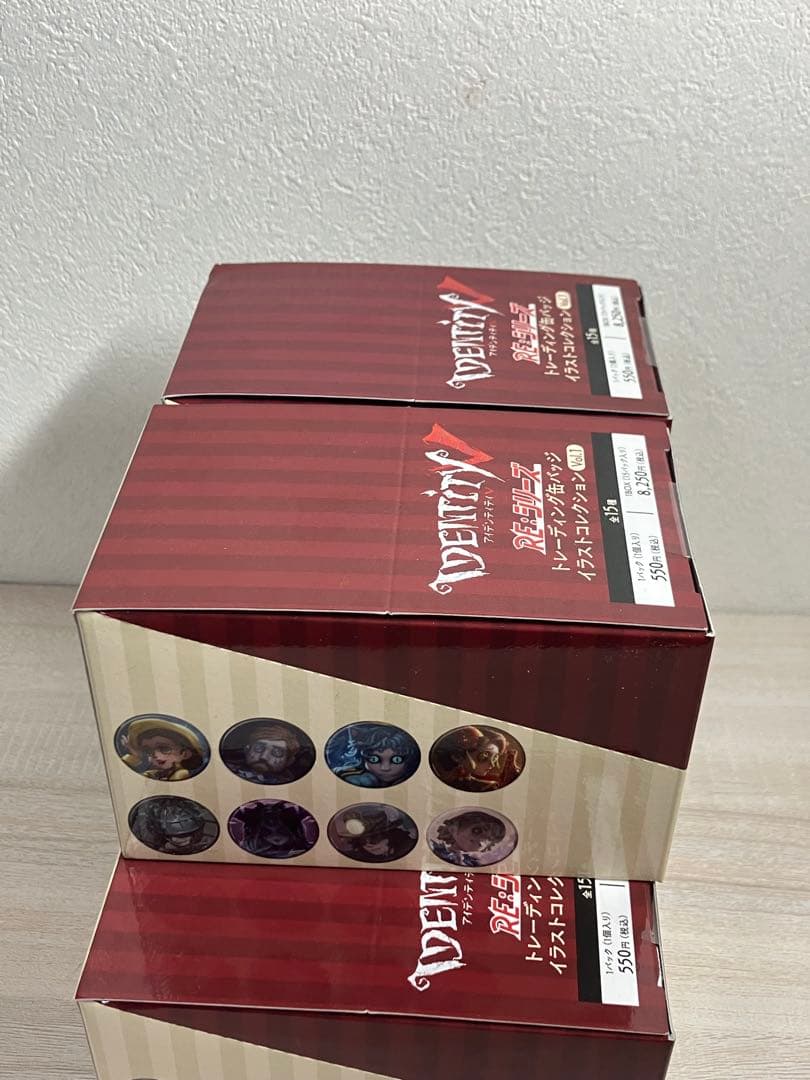 第五人格　RE:シリーズ　缶バッジ　イラストコレクション　5BOX