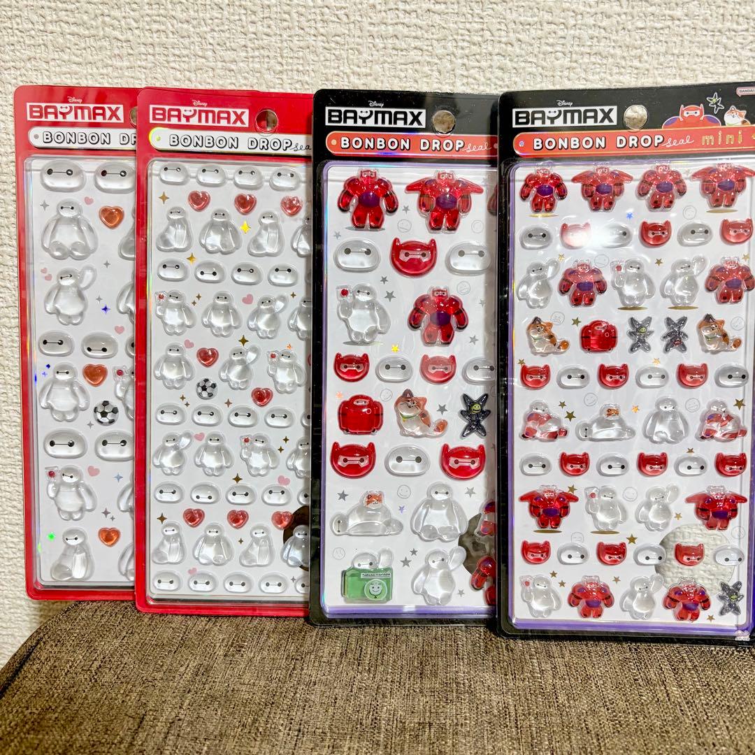 シール　ボンボンドロップシール　ディズニー　ベイマックス　ミニ　うるちゅる　プチ