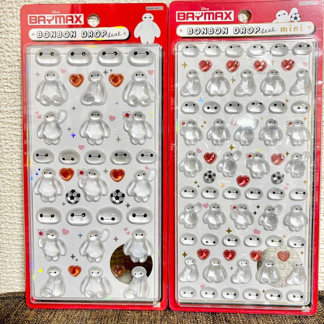 シール　ボンボンドロップシール　ディズニー　ベイマックス　ミニ　うるちゅる　プチ