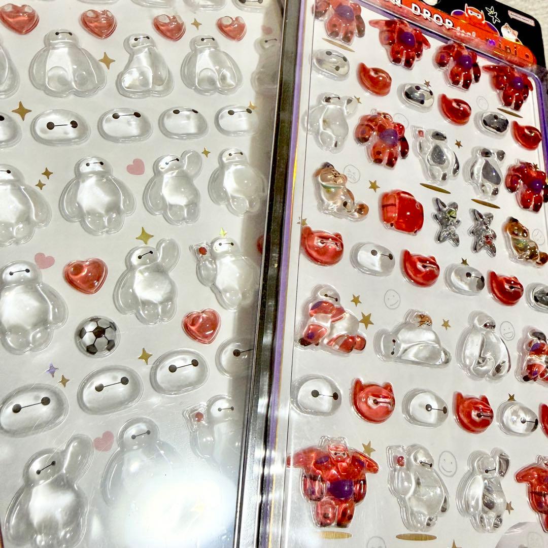 シール　ボンボンドロップシール　ディズニー　ベイマックス　ミニ　うるちゅる　プチ