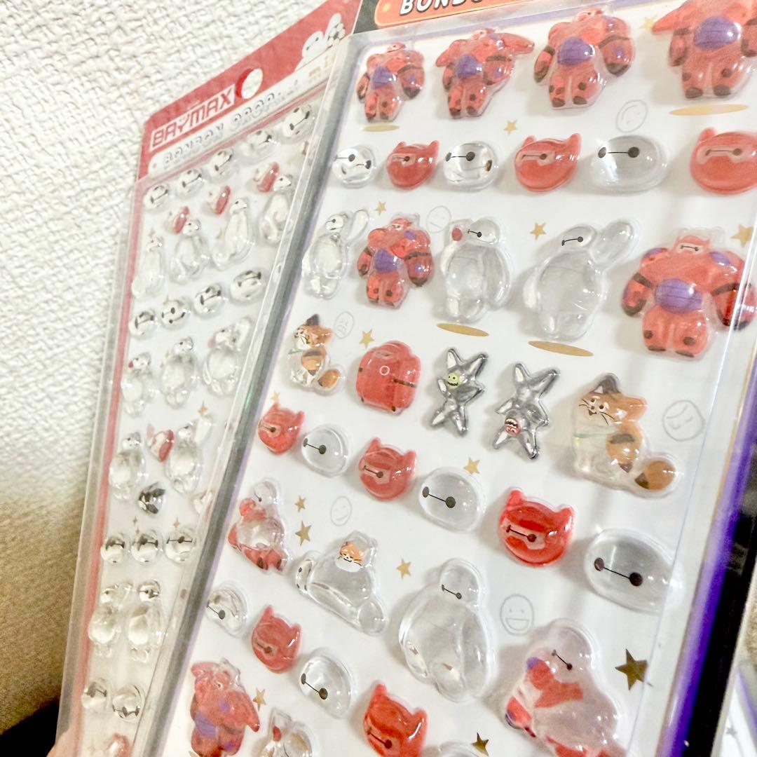 シール　ボンボンドロップシール　ディズニー　ベイマックス　ミニ　うるちゅる　プチ