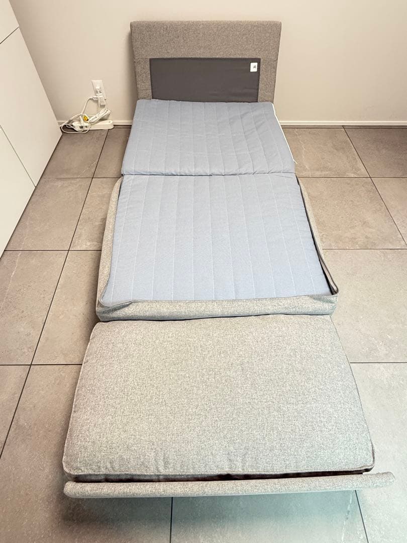 【美品】イケアKIVIK シーヴィク1人掛けソファベッド・グレー‭