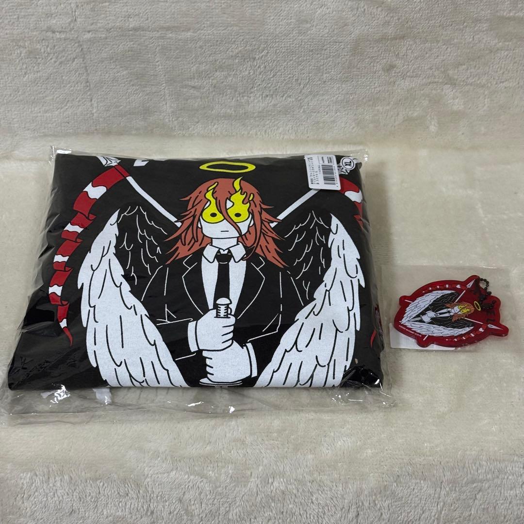 【未使用】チェンソーマン レゼ 前田麦 コラボ Tシャツ XL アクキー付き