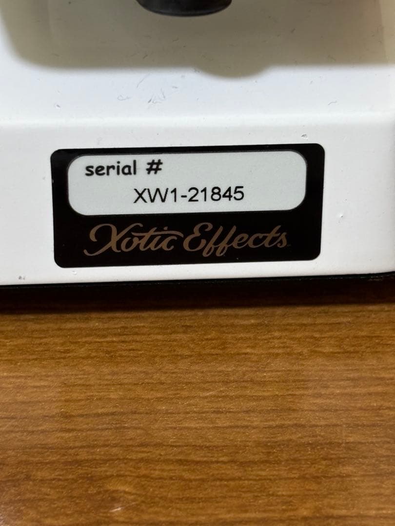 Xotic xw-1 エキゾチック　エフェクター　ワウペダル