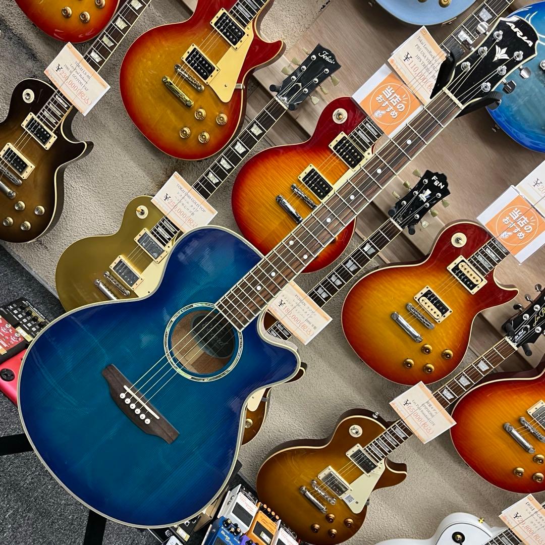 【11743】ARIA FET-38 アコースティックギターブルー