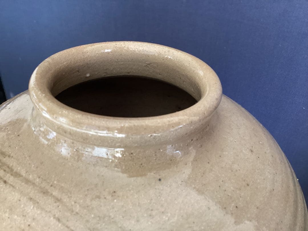 蔵出し　人間国宝 民藝 益子焼 濱田庄司　？　花瓶　花器　大壺　H29cm