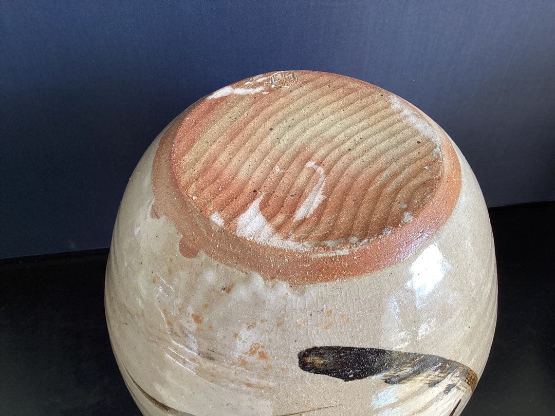 蔵出し　人間国宝 民藝 益子焼 濱田庄司　？　花瓶　花器　大壺　H29cm