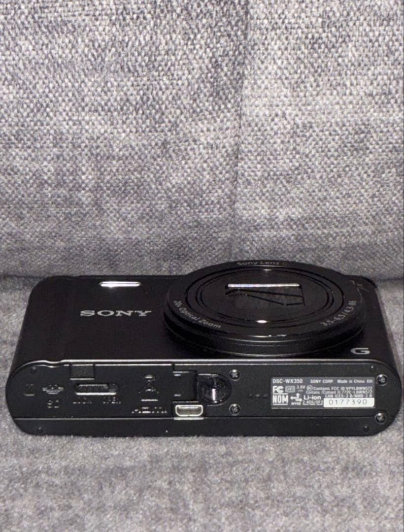 [通電確認済] SONY ソニー DSC-WX350 ブラック #51