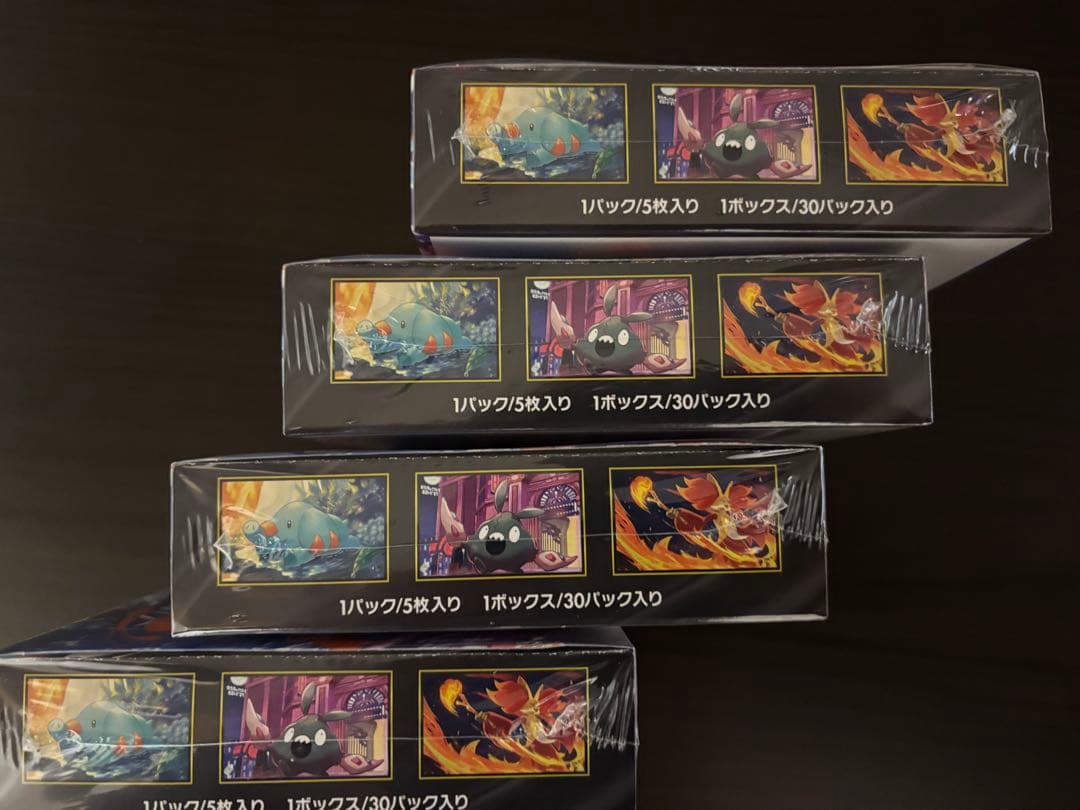 ポケモンカード　ニンジャスピナー　シュリンク付き　４BOX