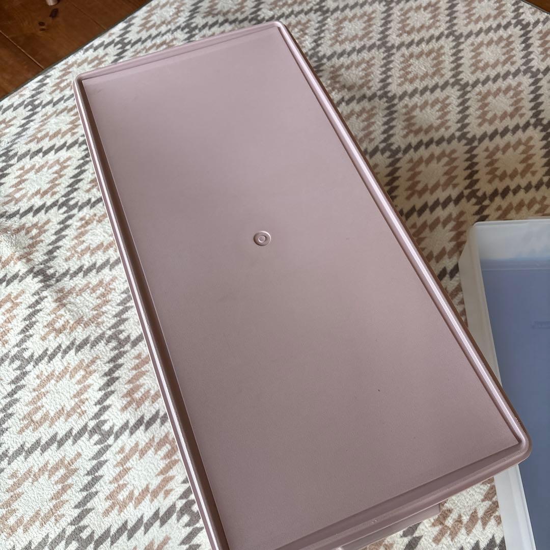 収納ケース タッパーウェア　ロングスーパーケース　3個