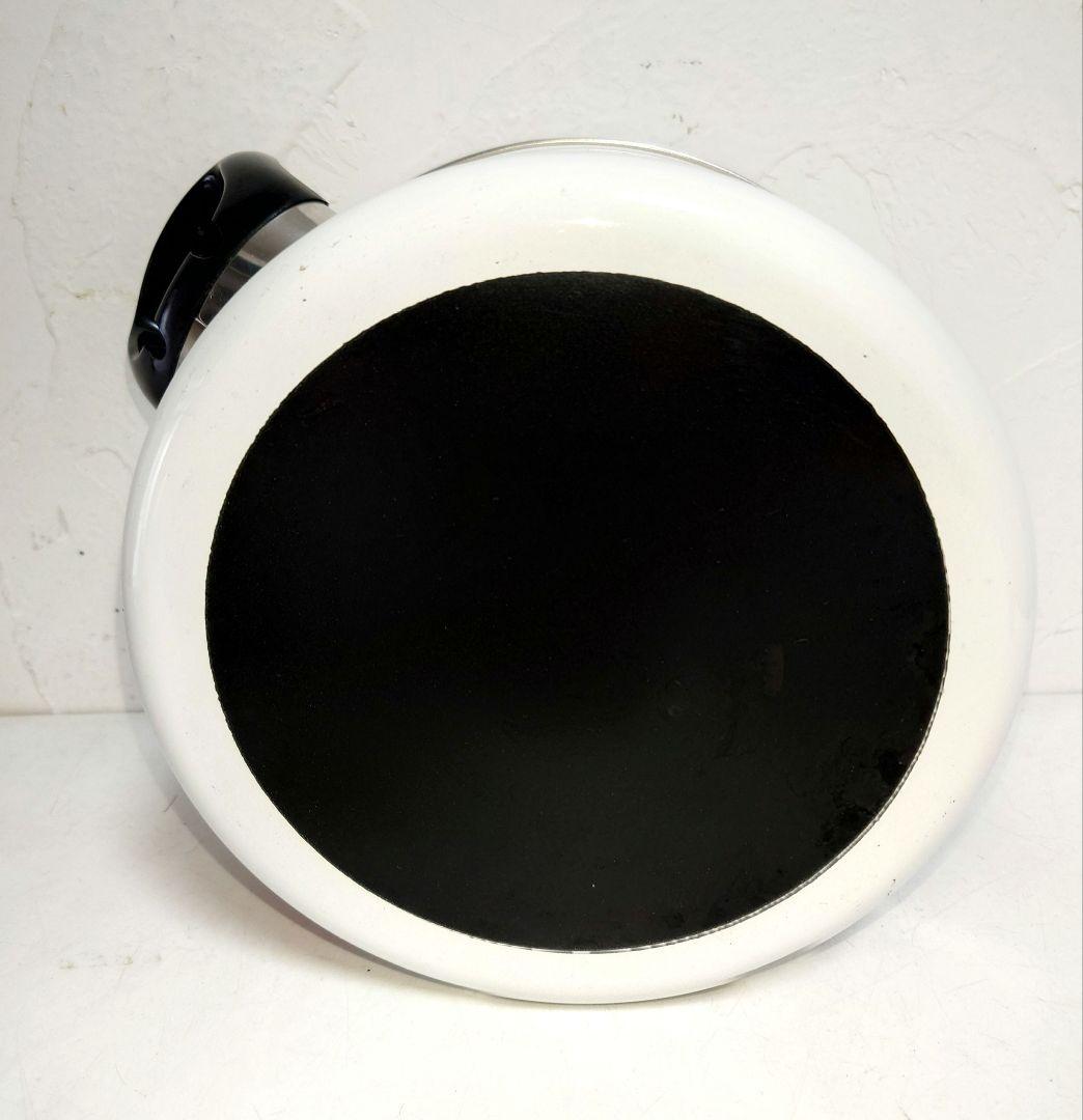 【4点セット】ホーロー鍋 薔薇、野菜、花柄 昭和レトロ 煮るシチュー カレー