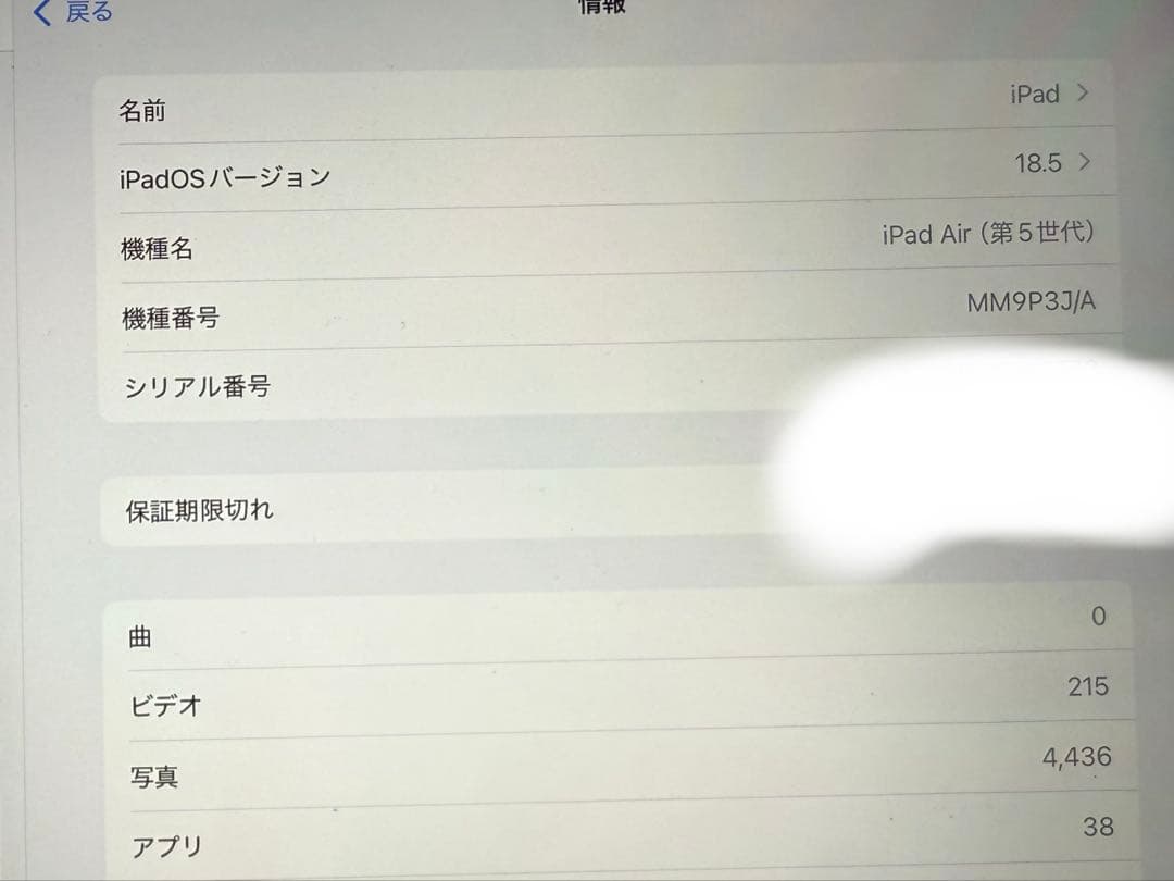 ipad air 第5世代 256GB