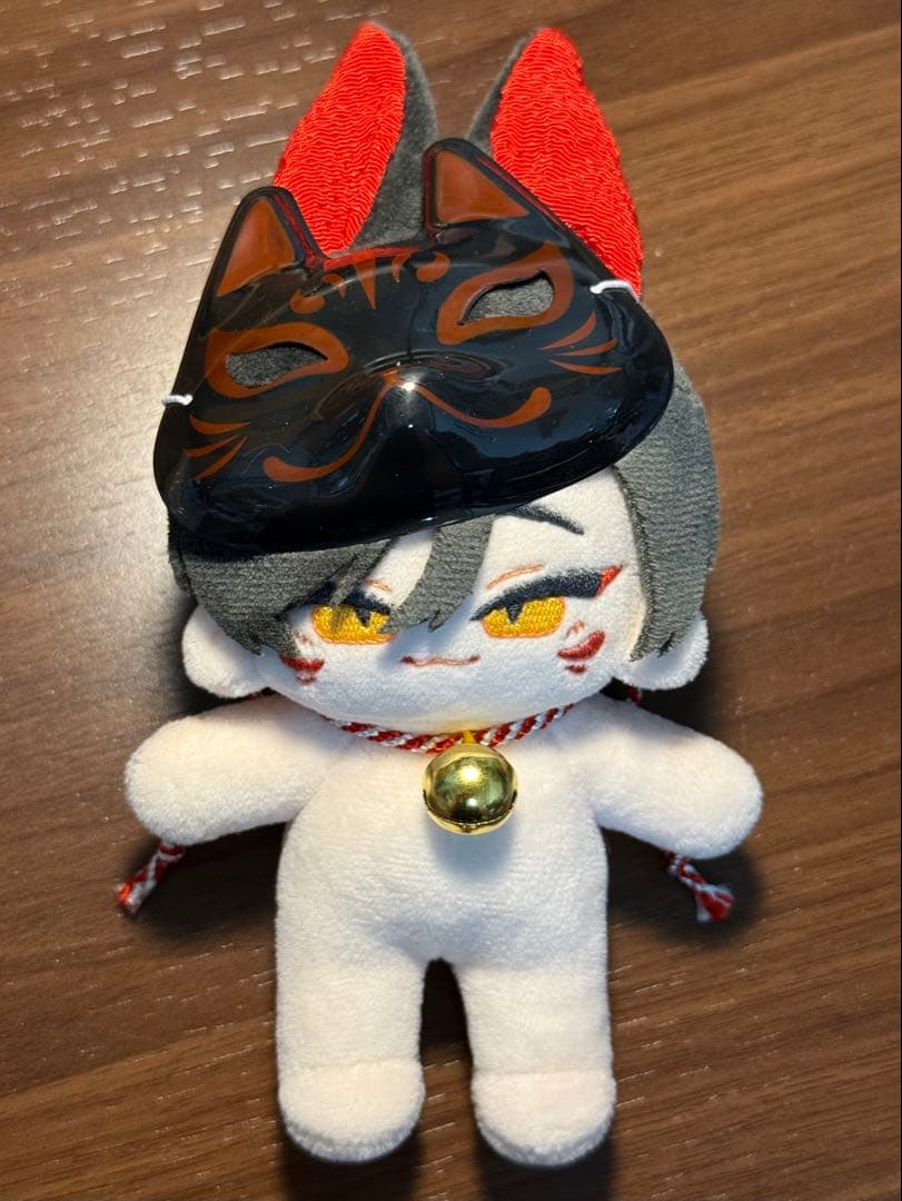 無属性ぬいぐるみ　約10cm 狐モチーフ