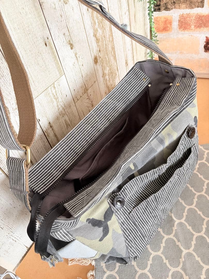 みっちょん＊カモフラ大きめトート＊