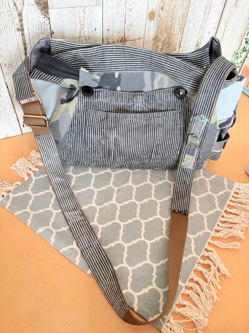 みっちょん＊カモフラ大きめトート＊