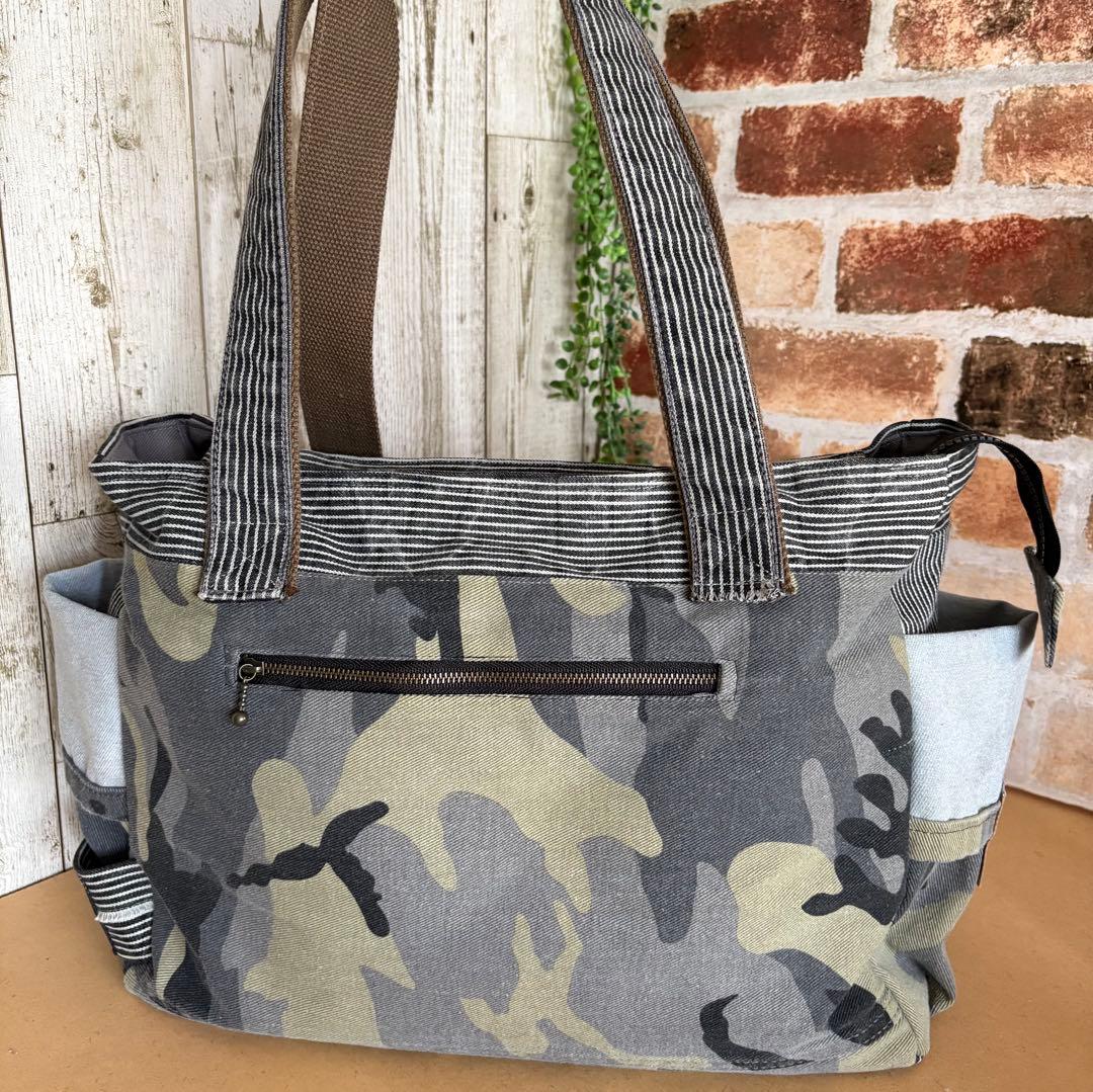 みっちょん＊カモフラ大きめトート＊