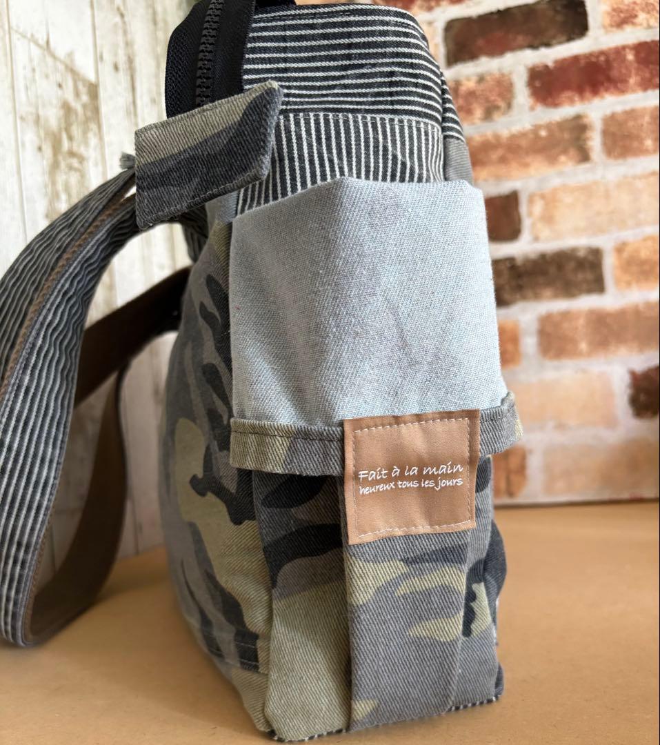 みっちょん＊カモフラ大きめトート＊