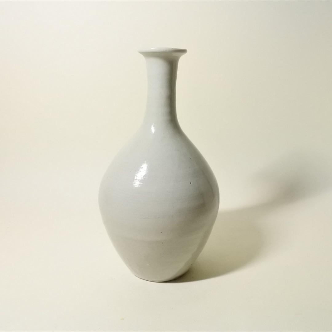 江戸中期　古伊万里　白磁　徳利　花器　酒器　骨董品　アンティーク