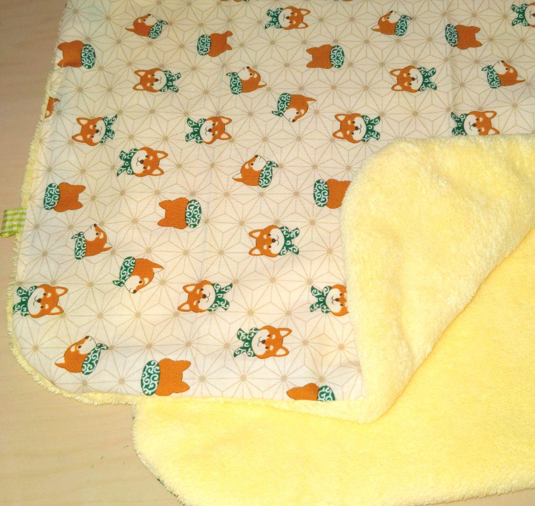 専用♥お年玉超特価❤みかん＊柔ふわ❤ヘアドライタオル♥柴犬…イエロー⭐