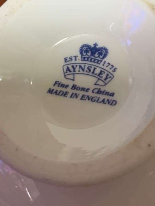 食器 Aynsley , Fine Bone China ,England 2 set