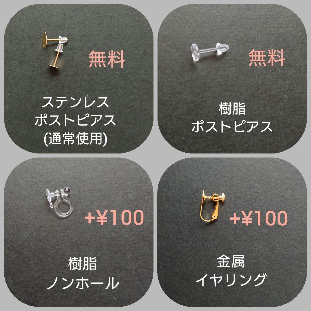 《No. 750》ピアス・イヤリング＊黒猫＊肉球＊偏光フレーク