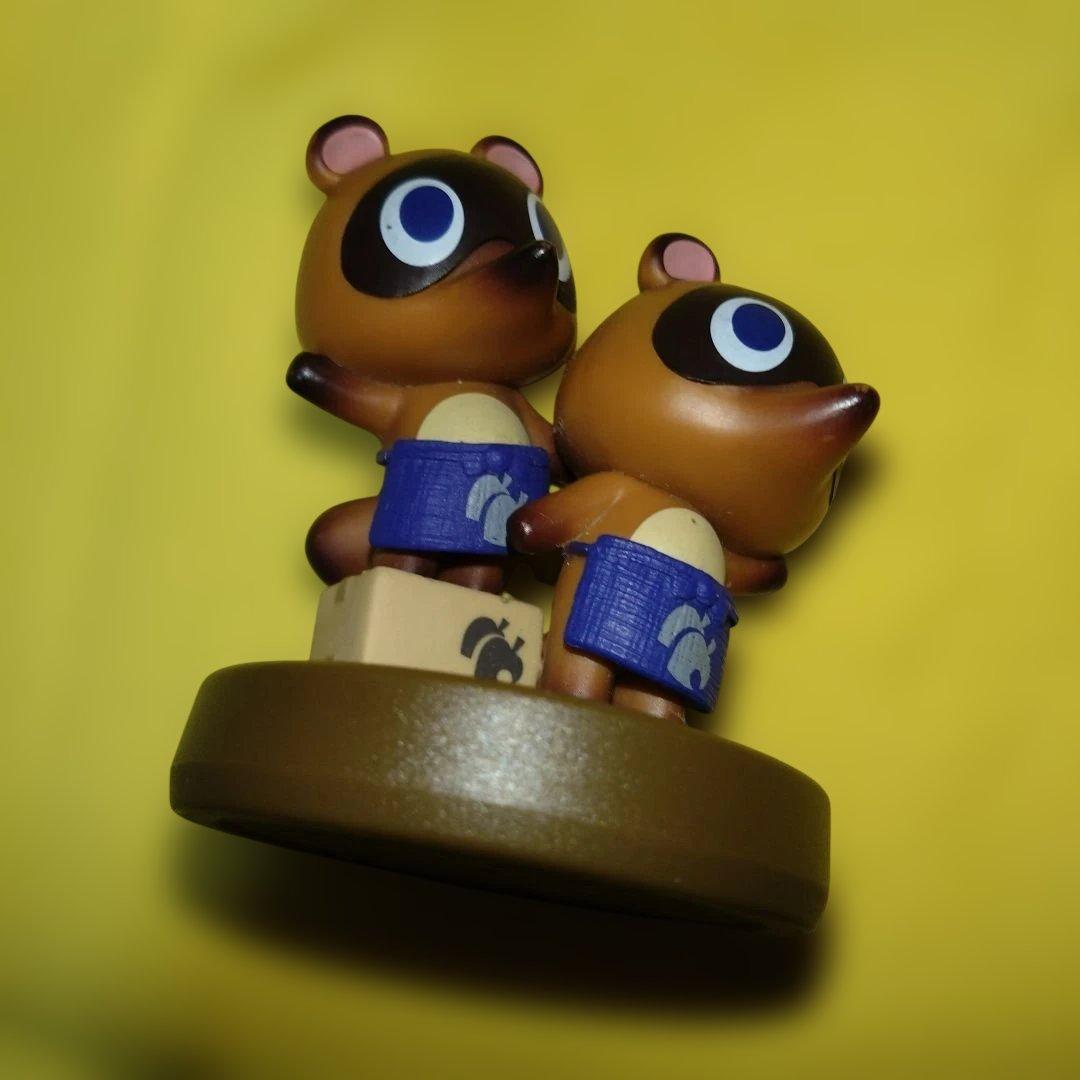 amiibo どうぶつの森　アミーボ まめきち かっぺい