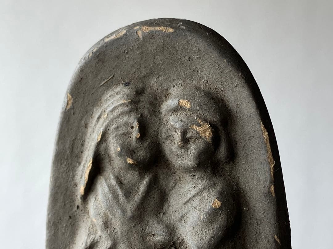 【甦る灰へ 民間祖霊像 約6㎝ 江戸後期頃 道祖神】 土人形民間信仰郷土玩具民藝