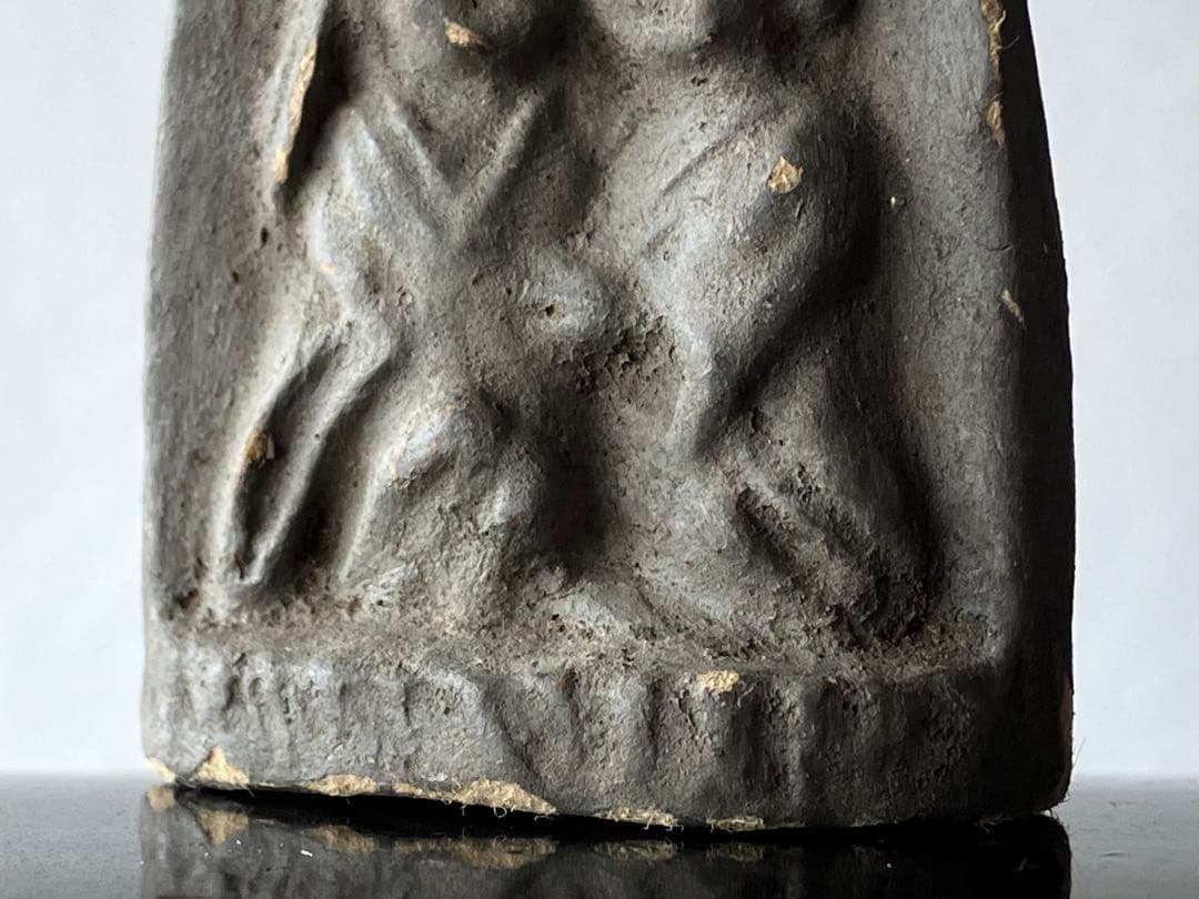 【甦る灰へ 民間祖霊像 約6㎝ 江戸後期頃 道祖神】 土人形民間信仰郷土玩具民藝