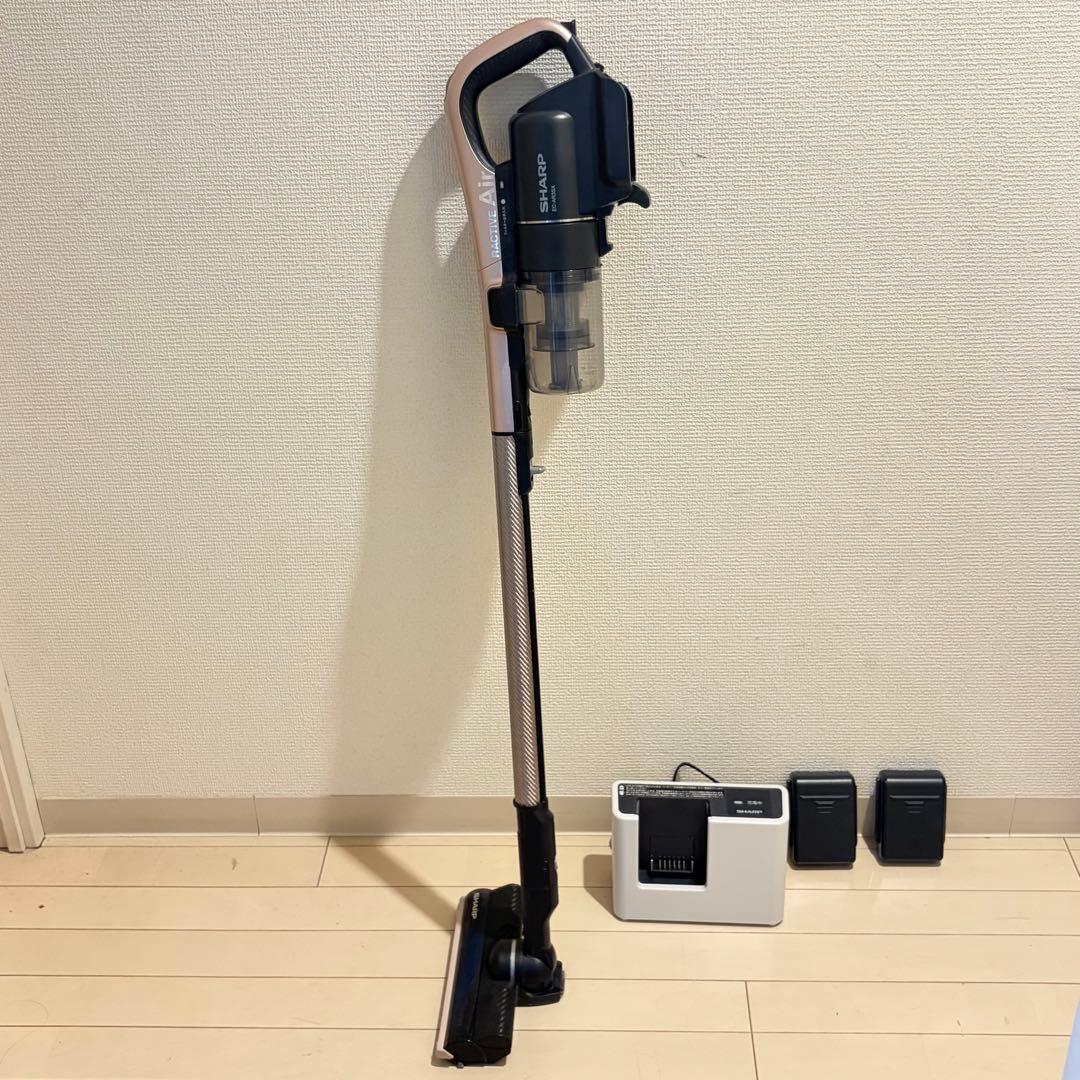 み*こ様 SHARPコードレス掃除機バッテリー2個スティッククリーナーEC-AR