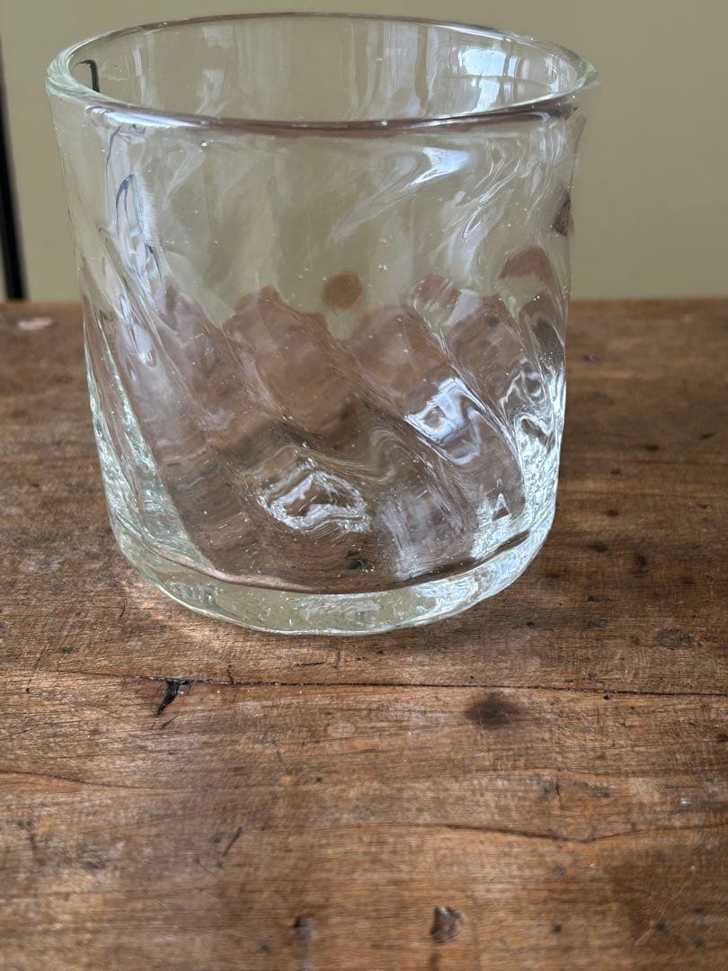 横山秀樹さん　ガラスコップ