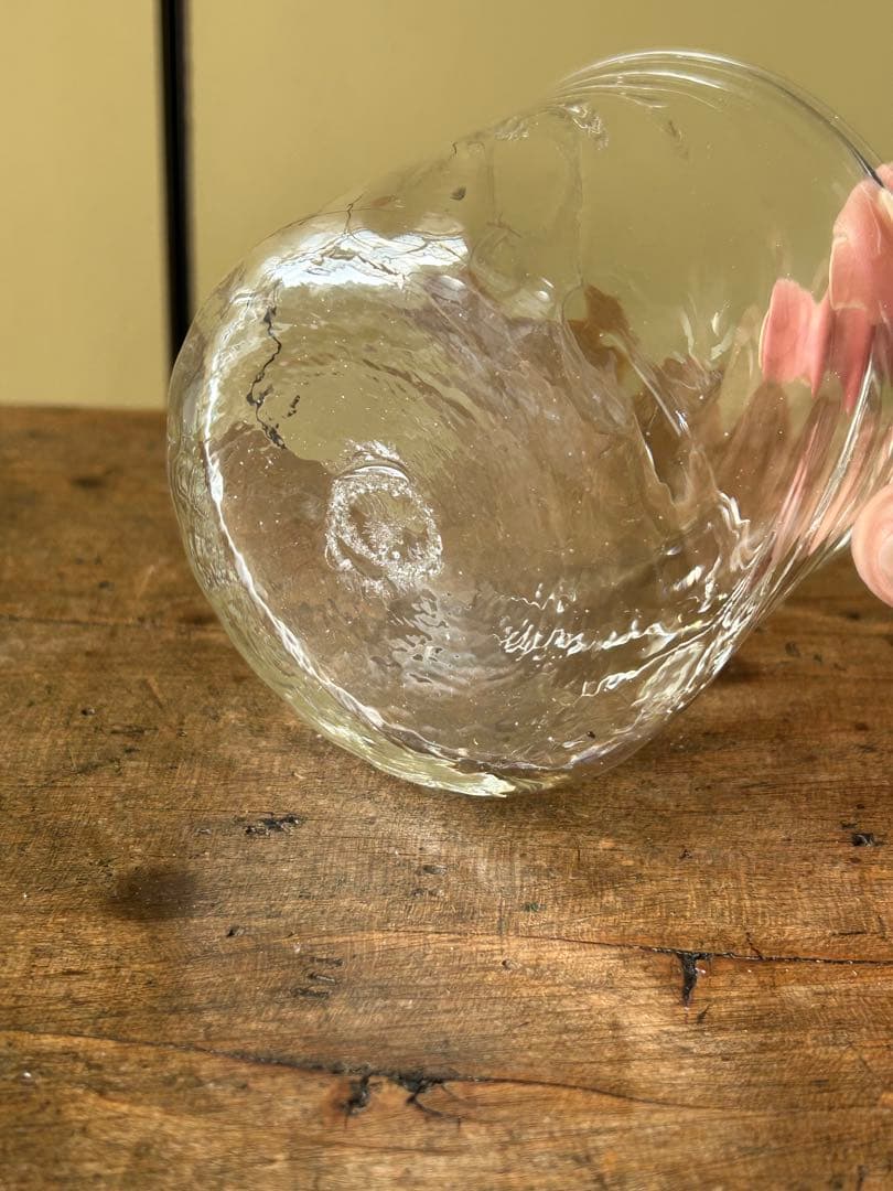 横山秀樹さん　ガラスコップ