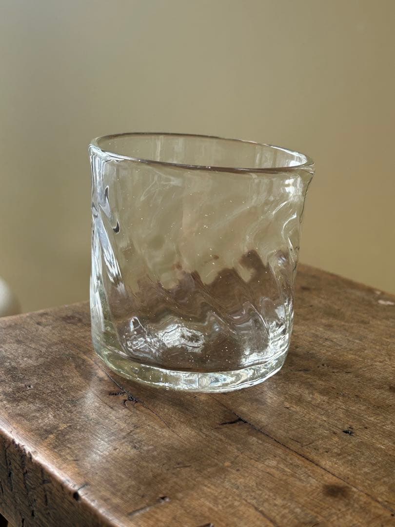 横山秀樹さん　ガラスコップ