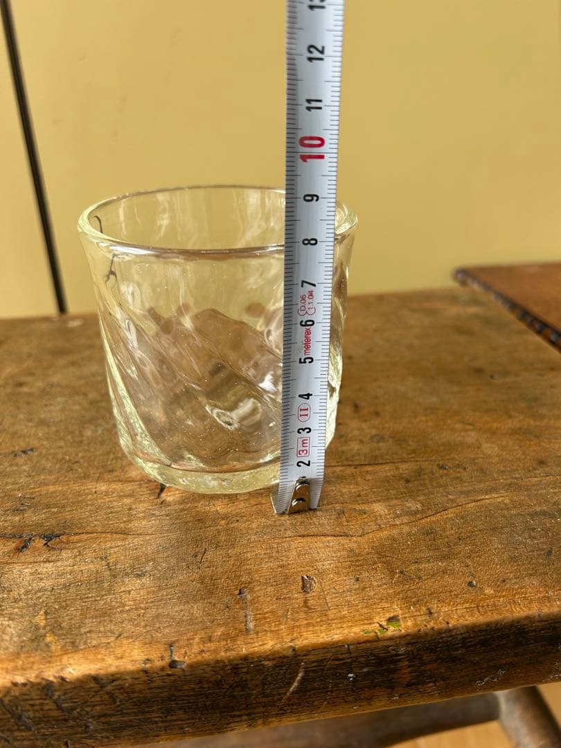 横山秀樹さん　ガラスコップ