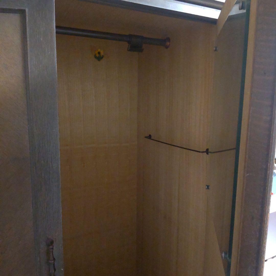 木製洋服タンス 引き出し付き