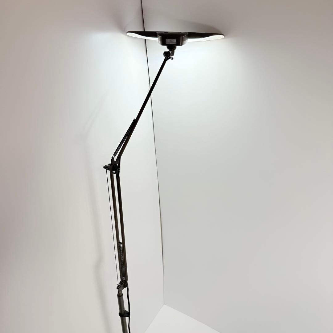 絶版品　スワン電器 LEDフロアスタンド　ブラウンAS-745