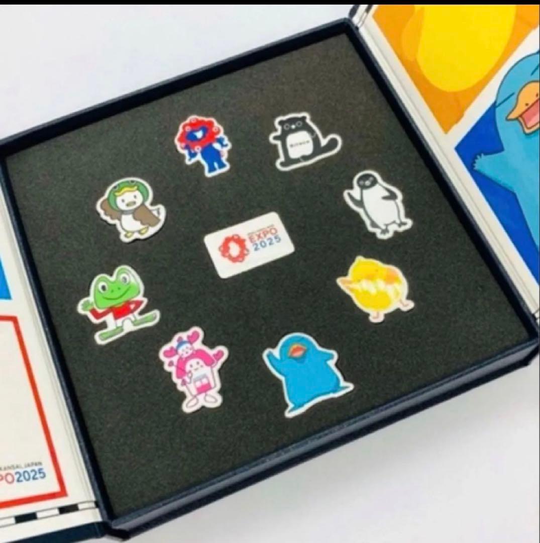 JR ピンバッジ　セット ミャクミャク 万博 EXPO2025　スイカペンギン