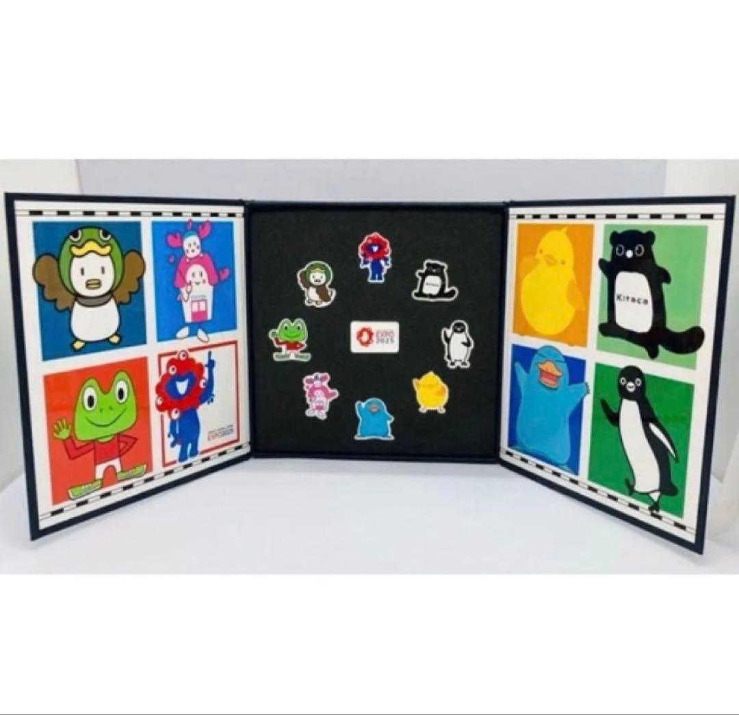 JR ピンバッジ　セット ミャクミャク 万博 EXPO2025　スイカペンギン