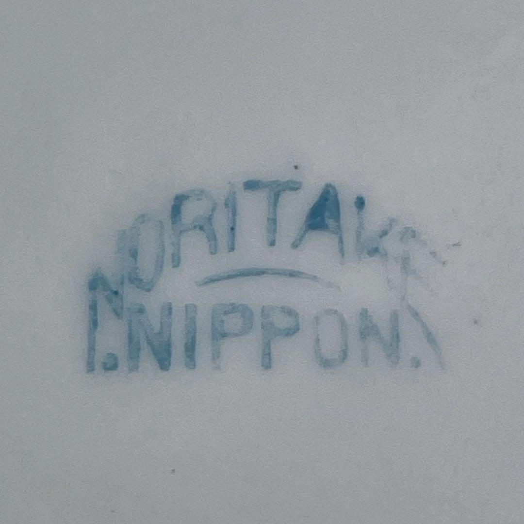 【希少】オールドノリタケ ケーキューピー 勿忘草紋 シュガーボウル クリーマー