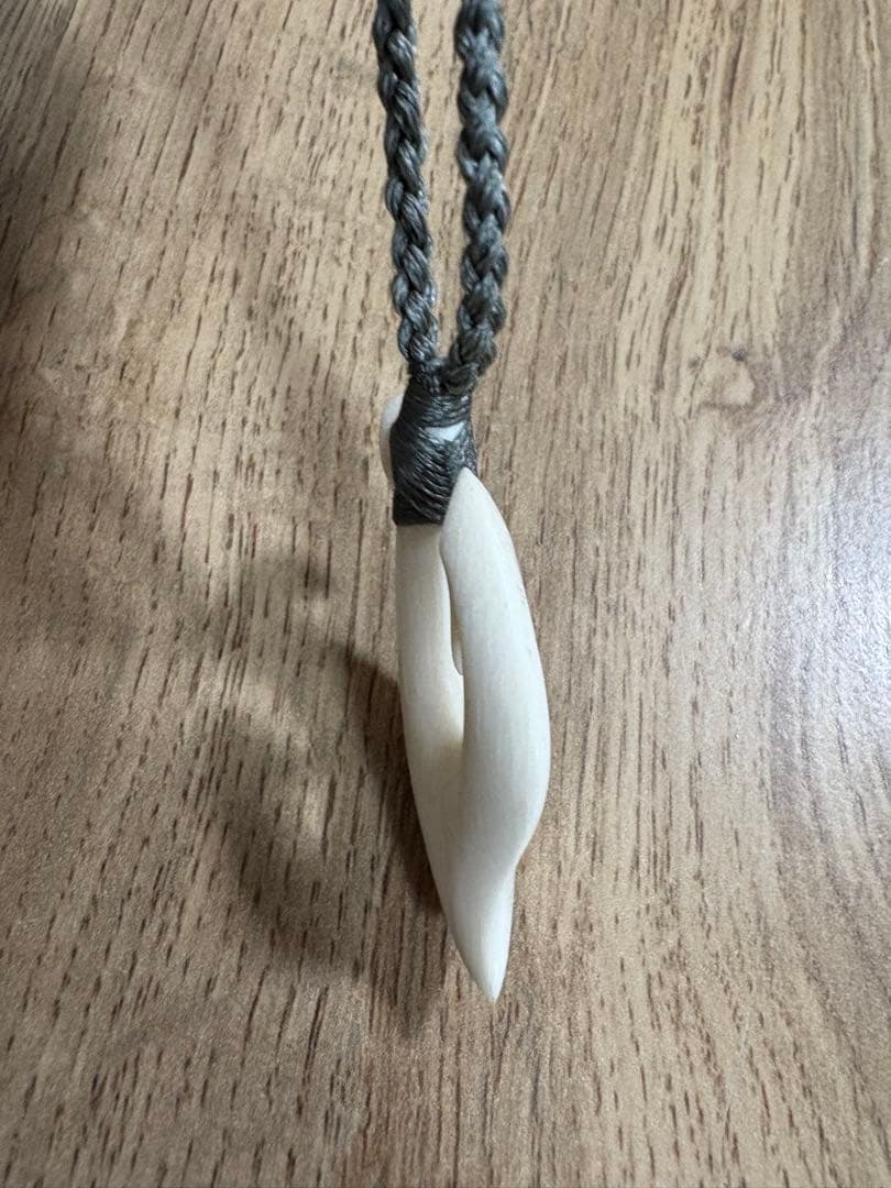 ボーンカービング ネックレス(sw90)Sサイズ マッコウ
