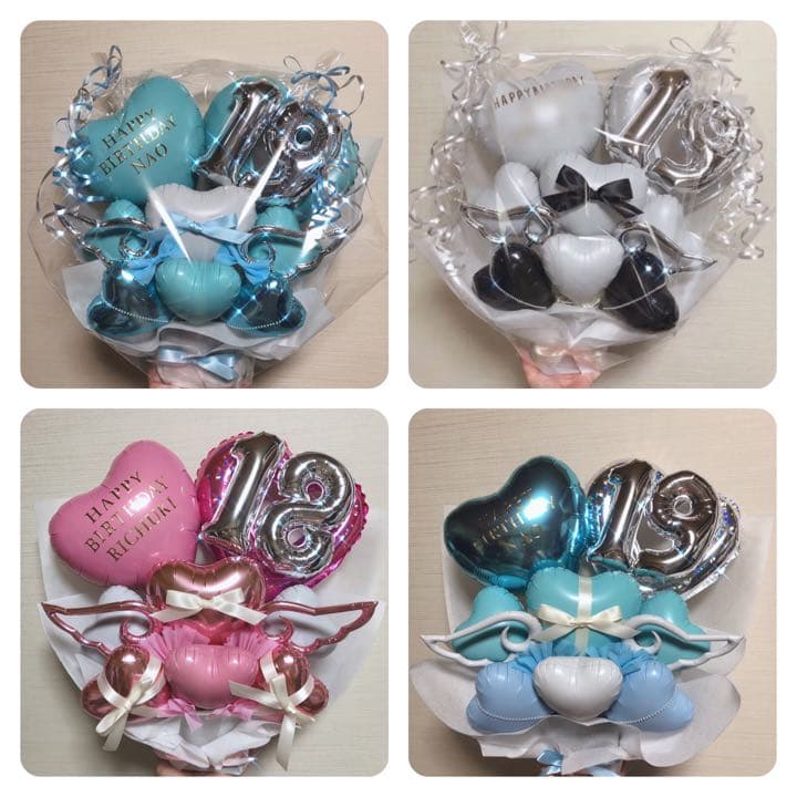 バルーンギフト　推し　成人式　バルーンアレンジ  ブーケ　誕生日　生誕祭