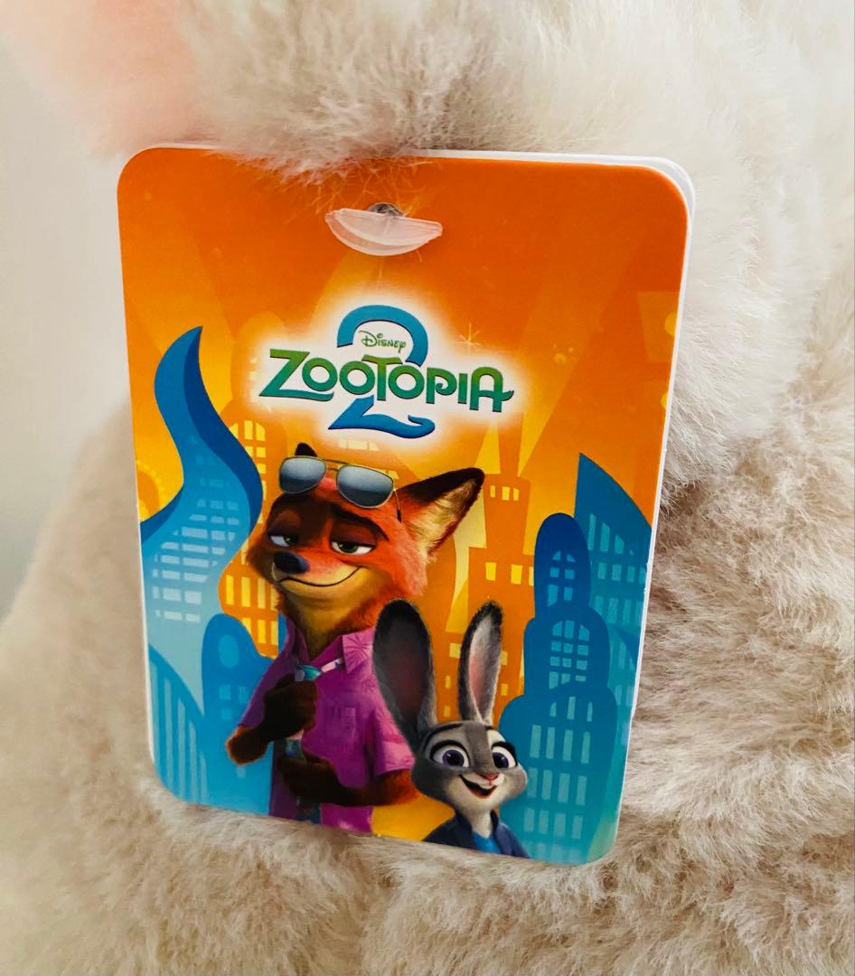 ズートピア2 ぬいぐるみ　ディズニー　コストコ　ブランケット付き 3体セット