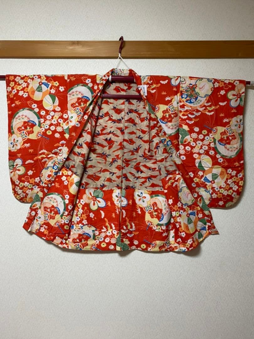 No.31その2アンティーク子供着物着丈75センチ裄丈51.5センチ